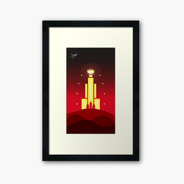 Aperçu de l'œuvre Once Upon A Time... In Space, illustration créée et vendue par Trucs-a-moi.