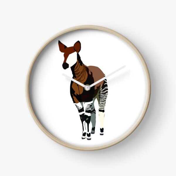 Okapi Butts! Clock for Sale by Crittercrazy