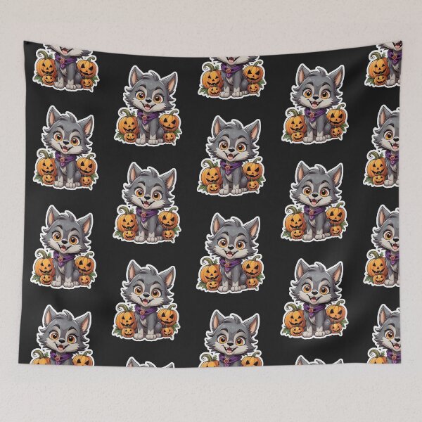 Item preview, Halloween Cartoon Wolf designed and sold by Krieghorn.