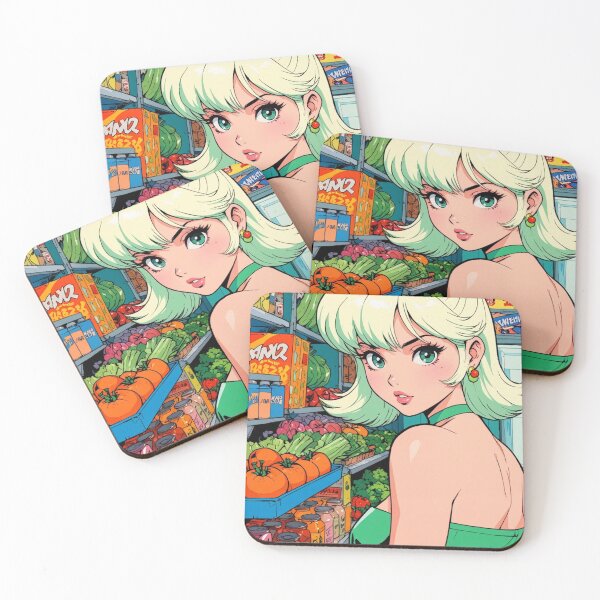 Item preview, Anime gir with green hair at the shop  designed and sold by Millionsxi.