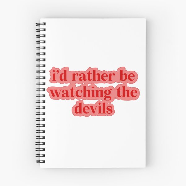 Item preview, i'd rather be watching the devils designed and sold by elle-artss.