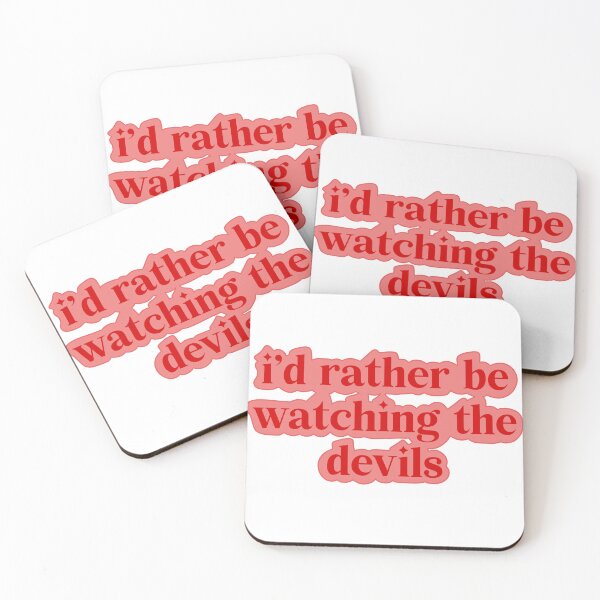 Item preview, i'd rather be watching the devils designed and sold by elle-artss.