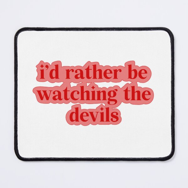 Item preview, i'd rather be watching the devils designed and sold by elle-artss.