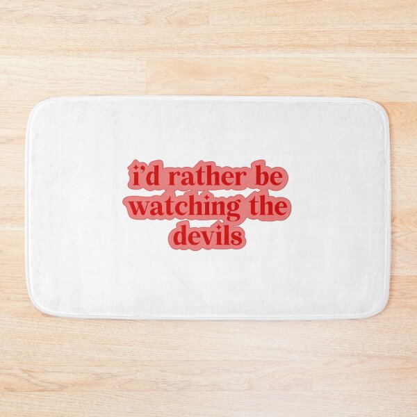 Item preview, i'd rather be watching the devils designed and sold by elle-artss.