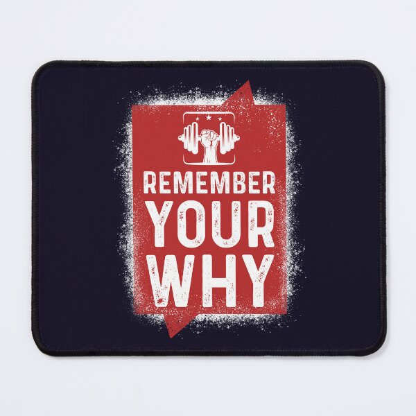 Item preview, REMEMBER YOUR WHY: Rediscovering Purpose in a Distracted World Motivational Quote designed and sold by zenturtlemerch.