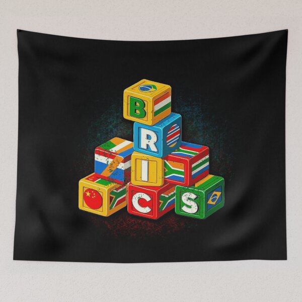 Item preview, BRICS, Economics, International Cooperation, Brazil, Russia, India, China, South Africa, designed and sold by CrisMor-Art.