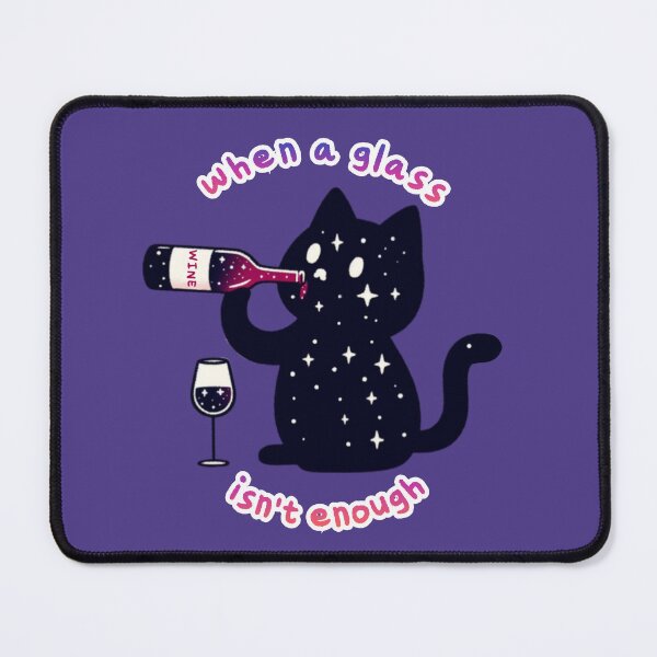 Item preview, Cute Wine Galaxy Cat  designed and sold by DolceLunaFinds.