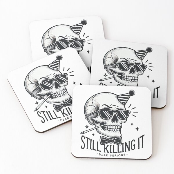 Item preview, Still Killing It - Funny Skull designed and sold by Blink Art Studio.