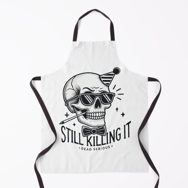 Item preview, Still Killing It - Funny Skull designed and sold by Blink Art Studio.