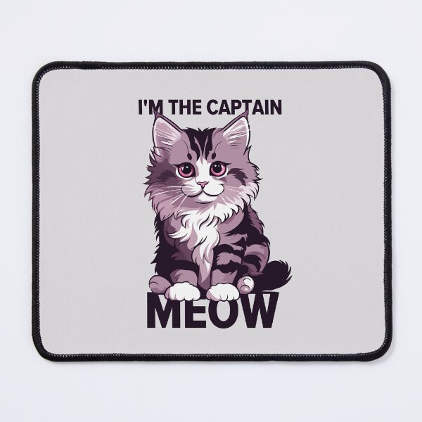 Item preview, I'm the captain meow  designed and sold by portrait4you.