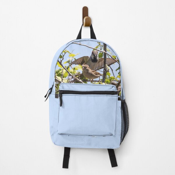 Item preview, Parent House Sparrow Protecting Its Fledgling designed and sold by CarolM.