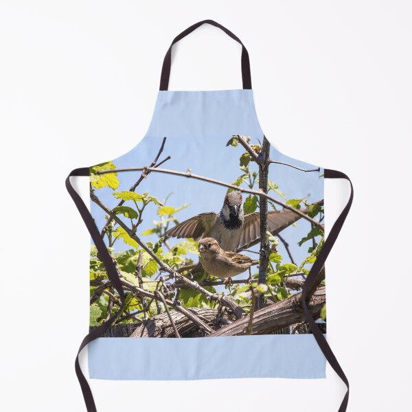 Item preview, Parent House Sparrow Protecting Its Fledgling designed and sold by CarolM.