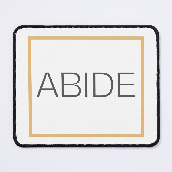 Item preview, Abide Sticker designed and sold by ACDrennan.