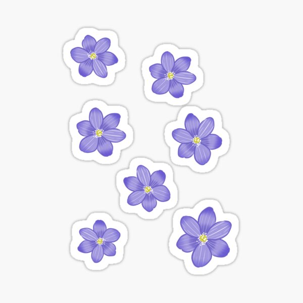 Item preview, Small purple flowers designed and sold by WujaszekGhost.