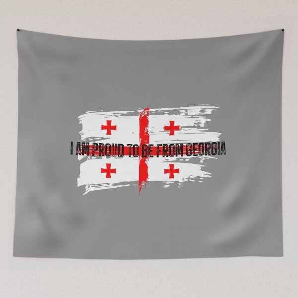 Item preview, Georgian Flag designed and sold by jeshands.