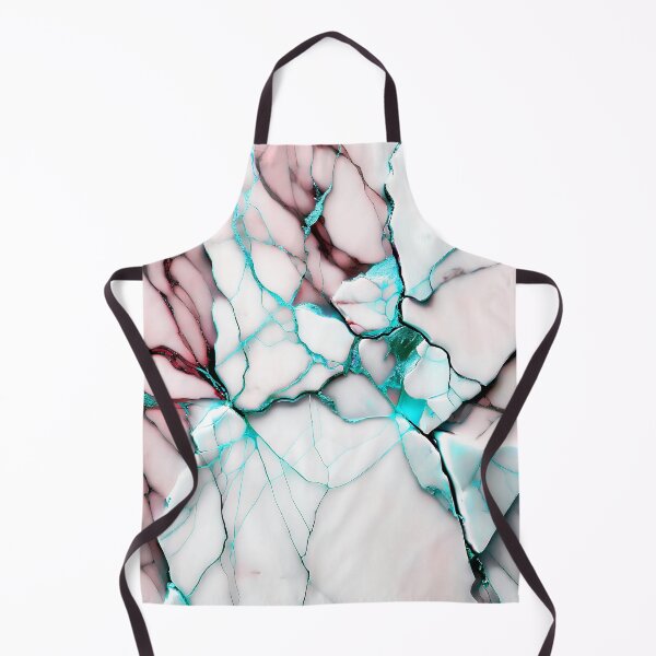 Item preview, Abstract Marble IMAGE PRINT ONLY (not real Marble) White Pink Cyan designed and sold by Beachy.