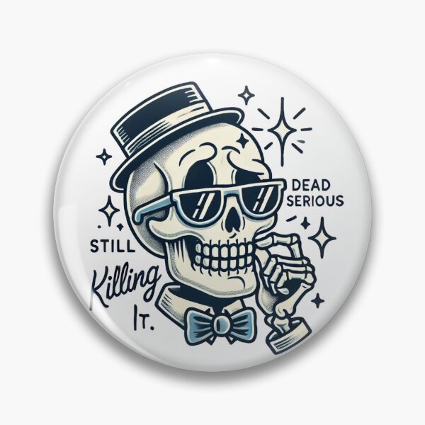 Item preview, Still Killing It - Funny Skull designed and sold by Blink Art Studio.