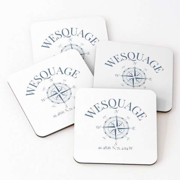 Item preview, Wesquage Compass in navy letters designed and sold by mackspage.