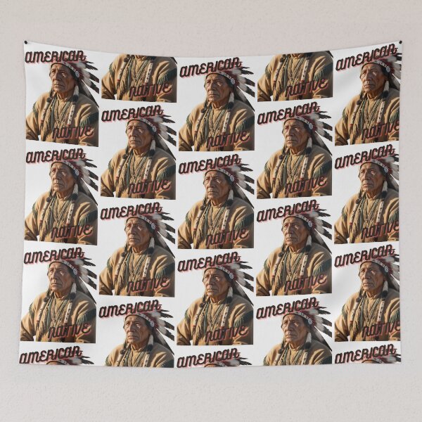 Item preview, indian chief, of an ancient North American Indian tribe designed and sold by roos-print.