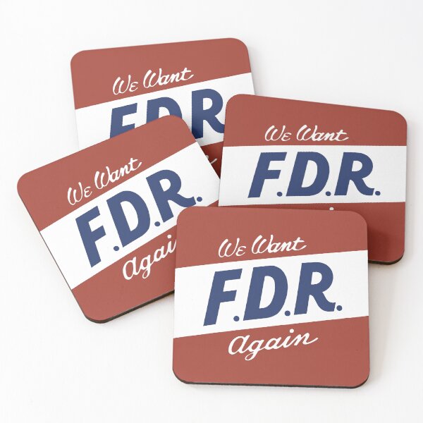 Item preview, The FDR (1940 US Election campaign button reproduction)  designed and sold by franklinprintco.