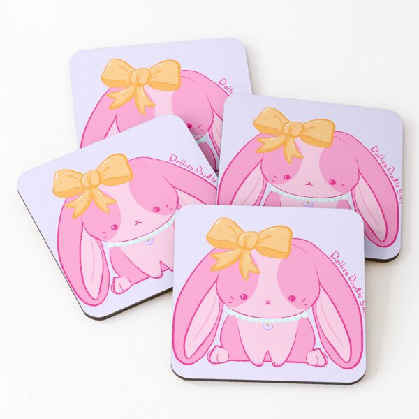 Item preview, Pretty in pink bunny designed and sold by DollieDoodleShop.
