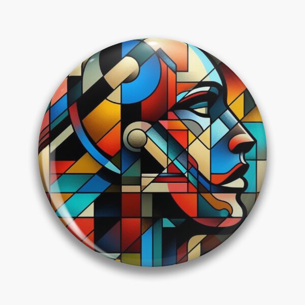 Item preview, Geometric Face designed and sold by Myra365Art.