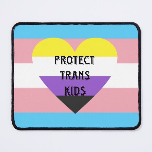 Item preview, Protect trans kids - non binary transgender by Red Sirio designed and sold by Red Siri0 Art.