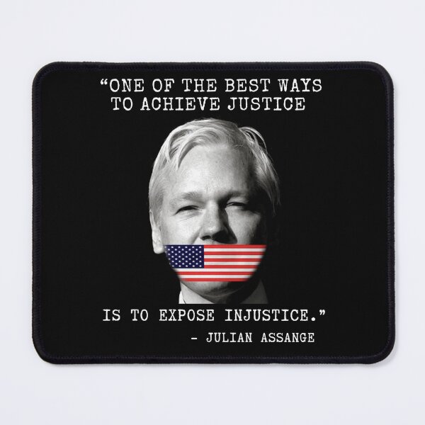 Item preview, Julian Assange: Champion of Truth and Freedom designed and sold by Floating Cow.