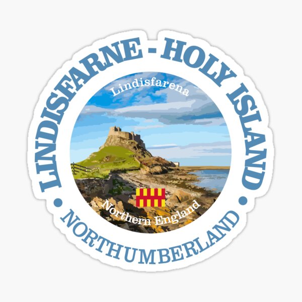 Item preview, Lindisfarne - Holy Island (rd) designed and sold by curranmorgan.