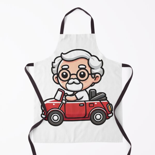 Item preview, old man in red mini designed and sold by COWELLM.