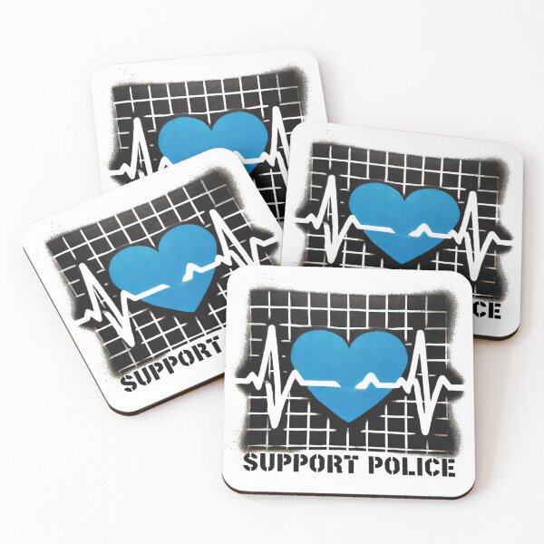 Item preview, Support Police designed and sold by Blink Art Studio.