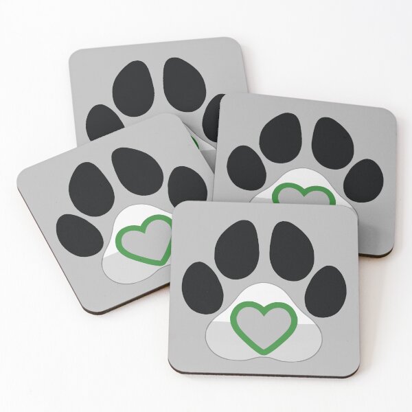 Item preview, Pride Dog Paw: Demiromantic Pride designed and sold by SkyBlueArts.