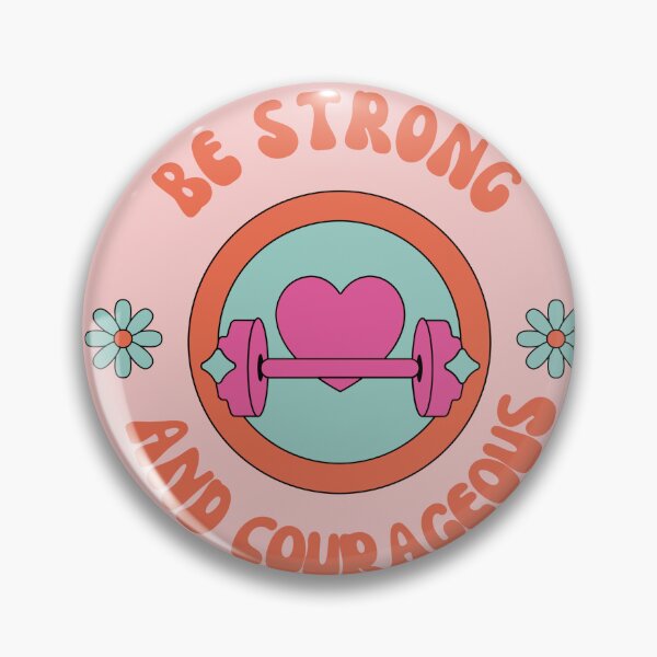 Item preview, Be Strong and Courageous Bible Verse Quote Sticker designed and sold by ACDrennan.