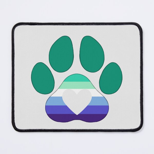 Item preview, Pride Dog Paw: Gay Man Pride designed and sold by SkyBlueArts.