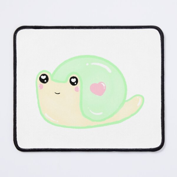 Item preview, Green Macaron Snail designed and sold by BubbleFluffCo.