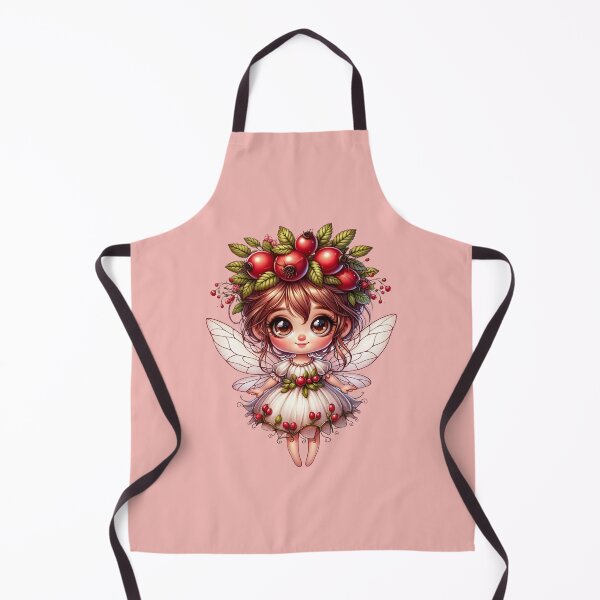 Item preview, Cute rosehip fairy with wings elves fruits summer anime manga girl kawaii designed and sold by Annika Shurafa.