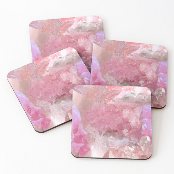 Item preview, 'Love is the Answer' Rose Quartz  Crystal Painting designed and sold by Venus-in-Virgo.