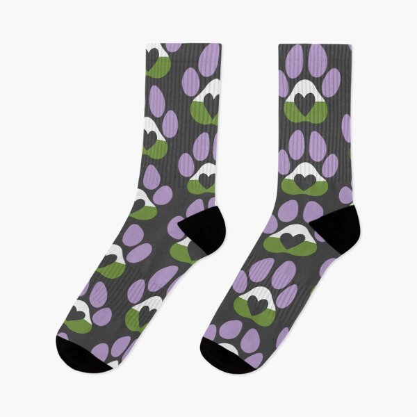 Item preview, Pride Dog Paw: Genderqueer Pride designed and sold by SkyBlueArts.