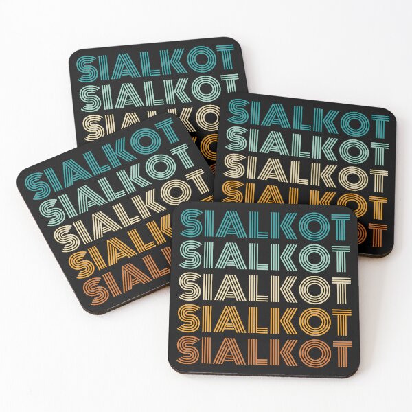 Item preview, Sialkot Pakistan Punjab City Name In Retro designed and sold by kamrankhan.