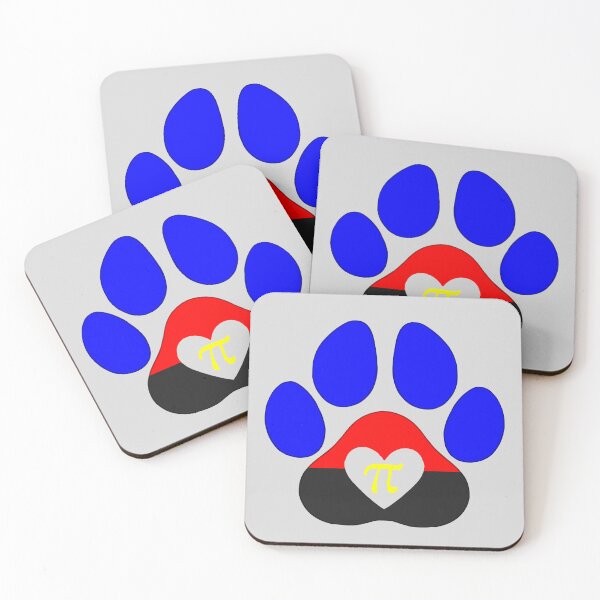 Item preview, Pride Dog Paw: Polyamorous Pride designed and sold by SkyBlueArts.