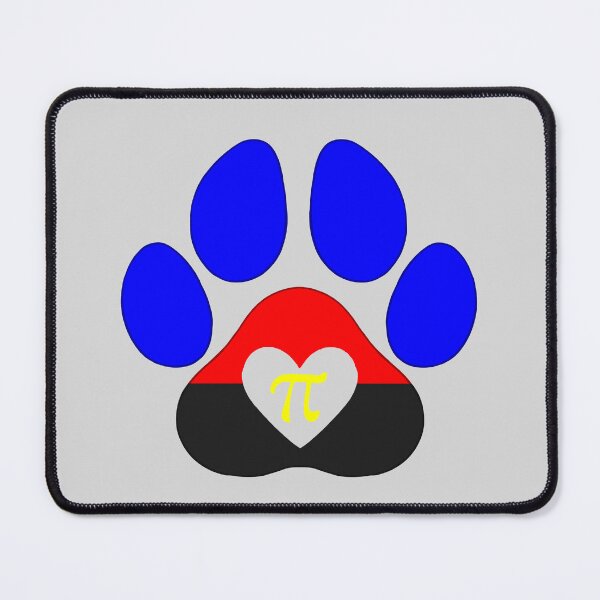 Item preview, Pride Dog Paw: Polyamorous Pride designed and sold by SkyBlueArts.