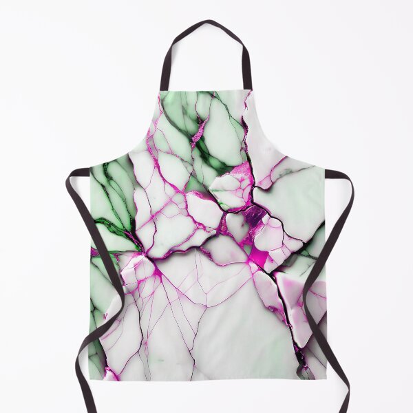 Item preview, Abstract Marble IMAGE PRINT ONLY (not real Marble) White Green Hot Pink designed and sold by Beachy.