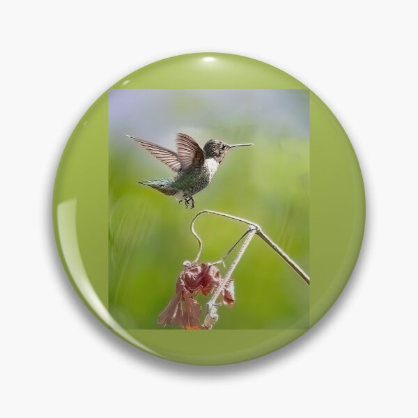 Item preview, Hummer About To Land on a Leaf designed and sold by CarolM.