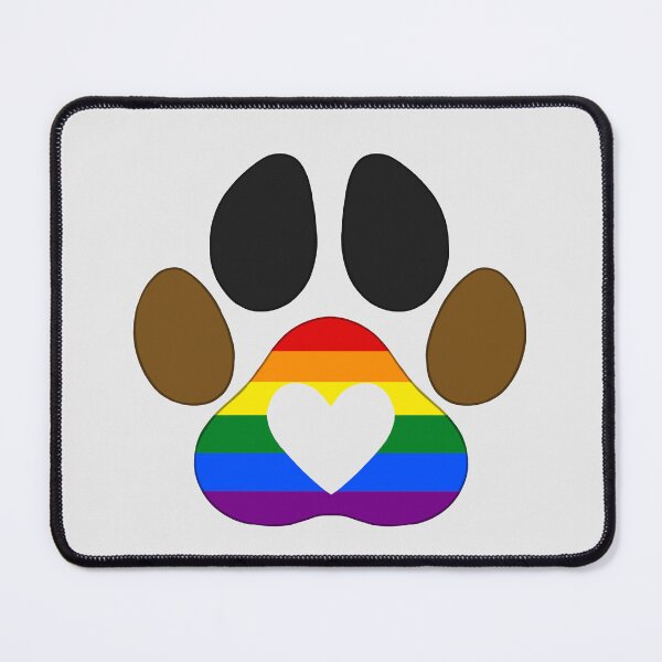 Item preview, Pride Dog Paw: Philadelphia Pride designed and sold by SkyBlueArts.