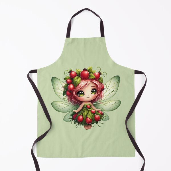Item preview, Cute Rosehip Fairy Anime Girl Manga Kawaii Summer Elves Nature designed and sold by Annika Shurafa.