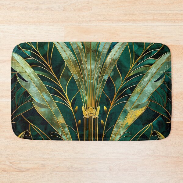 Item preview, Teal Gold Vintage 1920s Style Pattern, Gatsby Inspired Glamour designed and sold by Vic Torys ☆.