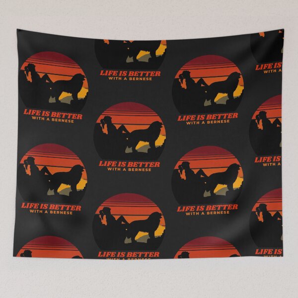 Item preview, Life Is Better With A Bernese Dog Mom Gift designed and sold by Guarddogdrive.