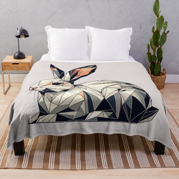Item preview, Long Eared Rabbit Geometric Art designed and sold by Myra365Art.