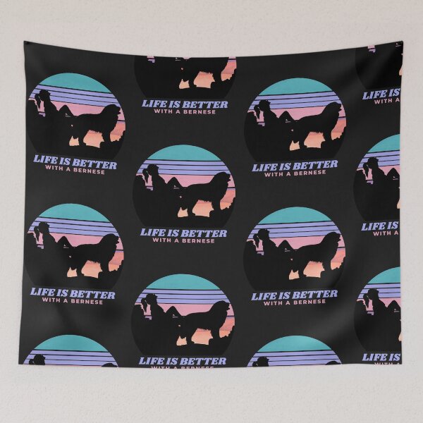 Item preview, Life Is Better With A Bernese Dog Mom Gift designed and sold by Guarddogdrive.