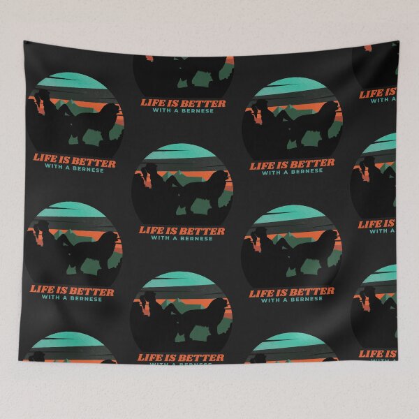 Item preview, Life Is Better With A Bernese Dog Mom Gift designed and sold by Guarddogdrive.